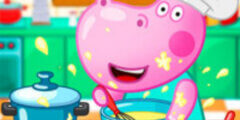 🧁 Hippo Cooking School: Game for Girls – Learn, Bake & Smile!